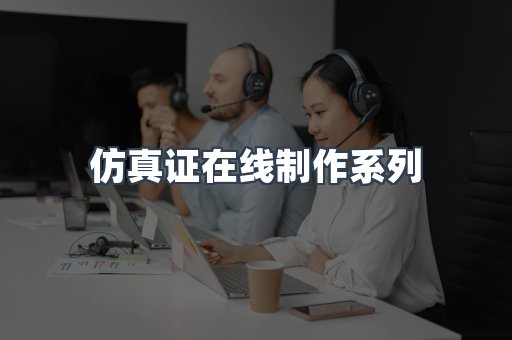 仿真证在线制作系列